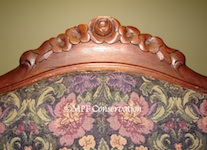 American Southern Antebellum Walnut Sofa